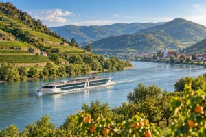 KI-generiertes Reisemotiv – danube – Illustration, kein konkretes buchbares Angebot