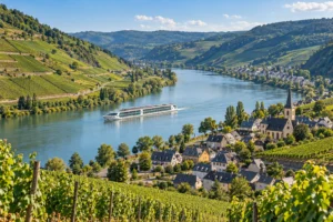 KI-generiertes Reisemotiv – mosel – Illustration, kein konkretes buchbares Angebot